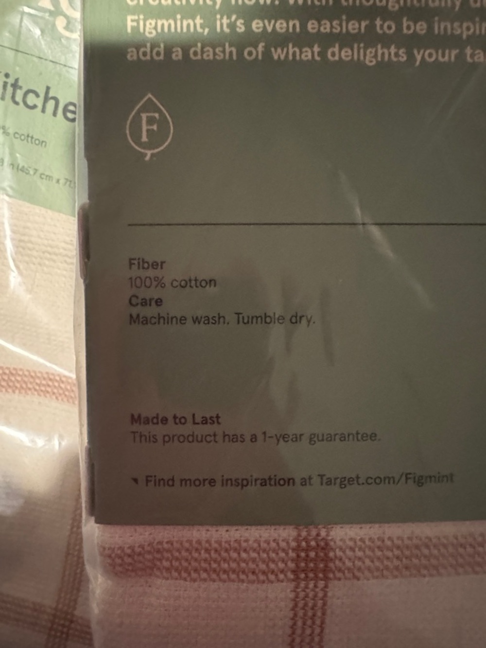 Figmint kitchen towels-Lot of 2 - Picture 4 of 5